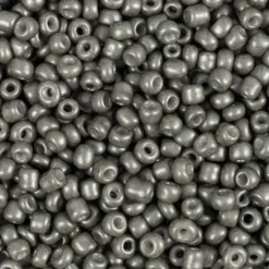 Rocaiperler - Glasperler - Ø 3 MM Hul 0,6-1,0 MM - Grå - 25 G