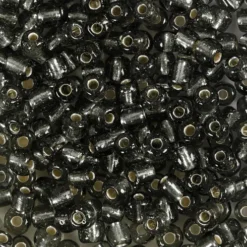 Rocaiperler - Glasperler - Ø 4 MM Hul 0,9-1,2 MM - Klar Grå - 25 G
