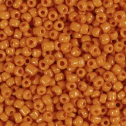 Rocaiperler - Glasperler - Ø 3 MM Hul 0,6-1,0 MM - Orange - 25 G