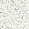 Rocaiperler - Glasperler - Ø 3 MM Hul 0,6-1,0 MM - Hvid - 25 G