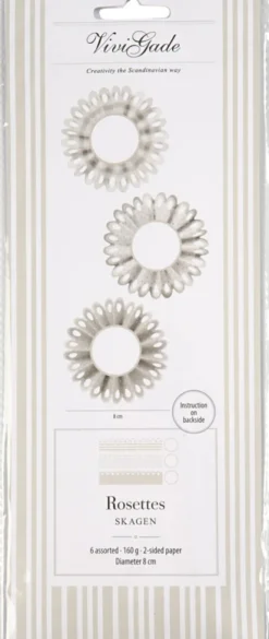 Rosetter - Ø 8 CM - 160 G - 6 Stk