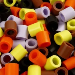 Rør Perler Til Perleplader - Jumbo - Efterårsmix - 2450 Stk. - Nabbi