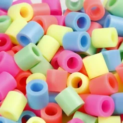 Rør Perler Til Perleplader - Jumbo - Pastelfarver - 2450 Stk. - Nabbi