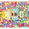 Rør Perler Til Perleplader - Jumbo - Pastelfarver - 3200 Stk. - Nabbi
