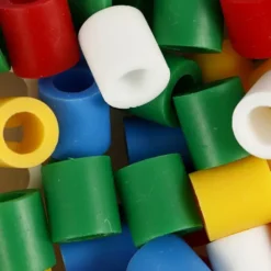 Rør Perler Til Perleplader - Jumbo - Standardfarver - 3200 Stk. - Nabbi