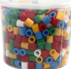Rør Perler Til Perleplader - Jumbo - Standardfarver - 550 Stk. - Nabbi