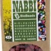Rør Perler Til Perleplader - Medium - Bugundy - 1000 Stk. - Nabbi Biobeads