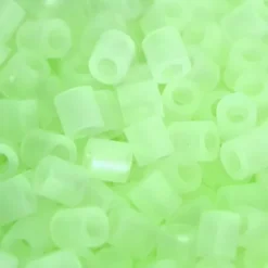 Rør Perler Til Perleplader - Medium - Selvlysende - 1100 Stk. - Nabbi
