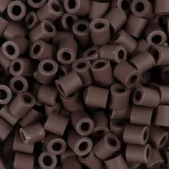 Rør Perler Til Perleplader - Medium - Brun - 3000 Stk. - Nabbi Biobeads