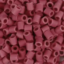 Rør Perler Til Perleplader - Medium - Rød - 1000 Stk. - Nabbi Biobeads