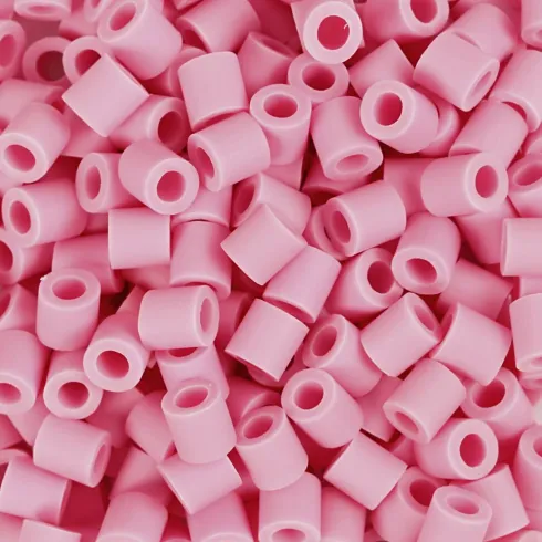 Rør Perler Til Perleplader - Medium - Rosa - 1000 Stk. - Nabbi Biobeads