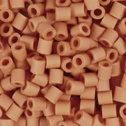 Rør Perler Til Perleplader - Medium - Orange - 1000 Stk. - Nabbi Biobeads