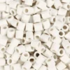 Rør Perler Til Perleplader - Medium - Hvid - 1000 Stk. - Nabbi Biobeads