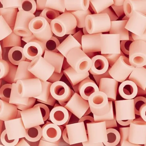 Rør Perler Til Perleplader - Medium - Salmon - 051 - 1000 Stk. - Nabbi Biobeads