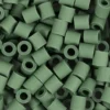 Rør Perler Til Perleplader - Medium - Mørk Grøn - 1000 Stk. - Nabbi Biobeads