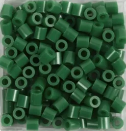 Rør Perler Til Perleplader - Medium - Grøn - 6000 Stk. - Nabbi