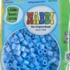 Rør Perler Til Perleplader - Medium - Blå - 1100 Stk. - Nabbi