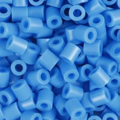 Rør Perler Til Perleplader - Medium - Blå - 1100 Stk. - Nabbi