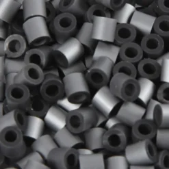 Rør Perler Til Perleplader - Medium - Sølv - 6000 Stk. - Nabbi