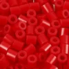 Rør Perler Til Perleplader - Medium - Rød - 6000 Stk. - Nabbi