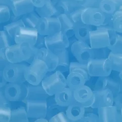 Rør Perler Til Perleplader - Medium - Blå Neon - 6000 Stk. - Nabbi