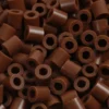 Rør Perler Til Perleplader - Medium - Chokolade - 1100 Stk. - Nabbi