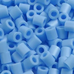 Rør Perler Til Perleplader - Medium - Blå Pastel - 1100 Stk. - Nabbi