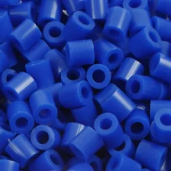 Rør Perler Til Perleplader - Medium - Mørk Blå - 6000 Stk. - Nabbi