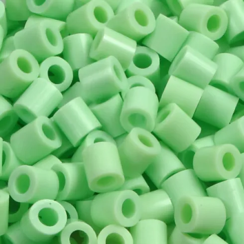 Rør Perler Til Perleplader - Medium - Grøn Pastel - 6000 Stk. - Nabbi
