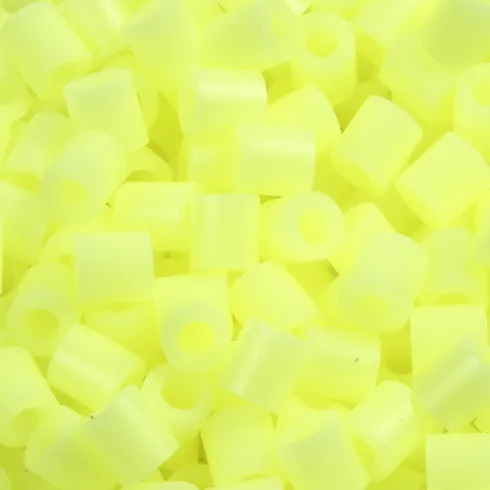 Rør Perler Til Perleplader - Medium - Gul Pastel - 6000 Stk. - Nabbi