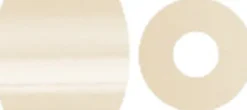 Rør Perler Til Perleplader - Medium - Lys Beige - 1100 Stk. - Nabbi