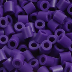 Rør Perler Til Perleplader - Medium - Mørk Lilla - 6000 Stk. - Nabbi