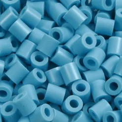 Rør Perler Til Perleplader - Medium - Turkis - 1100 Stk. - Nabbi