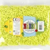 Rør Perler Til Perleplader - Medium - Lime - 6000 Stk. - Nabbi