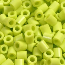 Rør Perler Til Perleplader - Medium - Lime - 1100 Stk. - Nabbi