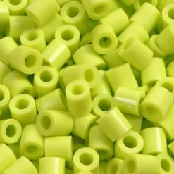 Rør Perler Til Perleplader - Medium - Lime - 1100 Stk. - Nabbi