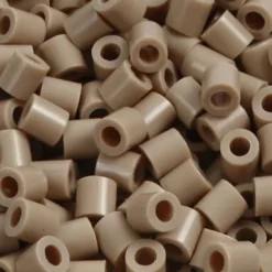 Rør Perler Til Perleplader - Medium - Beige - 1100 Stk. - Nabbi