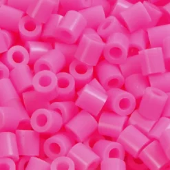 Rør Perler Til Perleplader - Medium - Rosa - 1100 Stk. - Nabbi