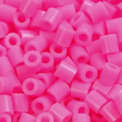 Rør Perler Til Perleplader - Medium - Rosa - 1100 Stk. - Nabbi