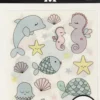 Rub On Stickers - Havet - 12,2X15,3 CM