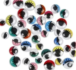 Rulleøjne - Ø 8-12 MM - 36 Assorterede