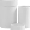 Runde Æsker - H 7+9 CM - Str. 4,5+6 CM - Hvid - 2 Stk