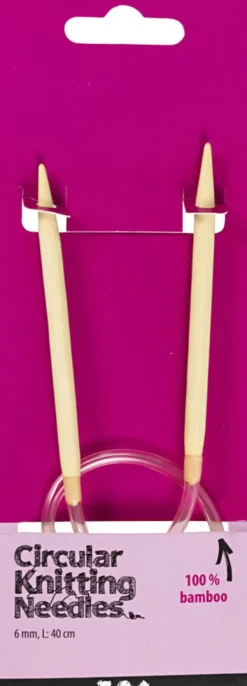 Rundpinde Sæt - Bambus Træ - Ø 6 MM - L 40 CM
