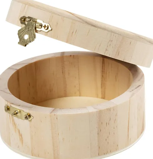 Rund Æske - H 6 CM - Ø 11 CM - 1 Stk