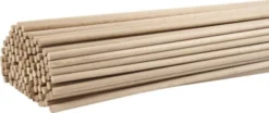 Rundstok - L 60 CM - Ø 8 MM - 10 Stk