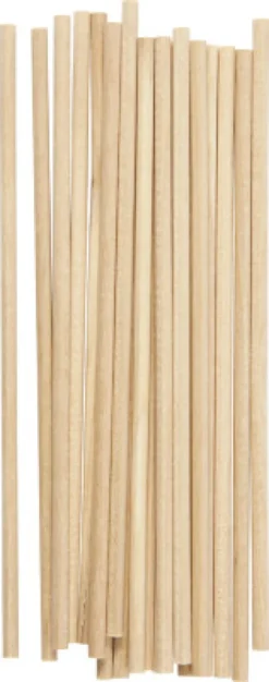 Rundstok - L 15 CM - Ø 4 MM - 20 Stk