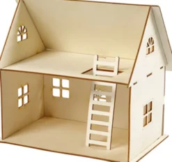 Saml Selv Dukkehus - H 25 CM - Str. 18X27 CM - 1 Stk