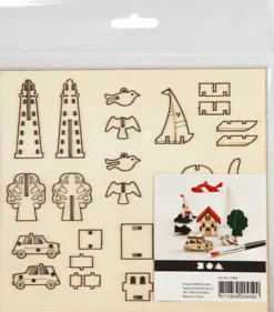 Saml-Selv Træfigur - Hverdag - L 15,5 CM - B 17 CM