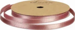 Satinbånd - B 10 MM - Gl. Rosa - 10 M