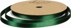 Satinbånd - B 10 MM - Mørkegrøn - 10 M